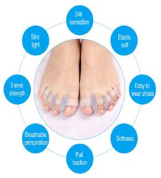 1Pair Toes Rehabilitation Separator Hallux Valgus Care Toe Corrective Ortics Overlapping Corrector Stretchers Foot Care3081086
