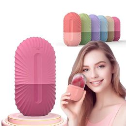 Face Massager Silicone facial roller facial contouring tool Ice cube tray Ice ball facial massage beauty skin care tool Q240523