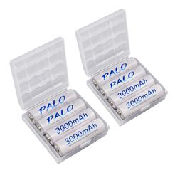 PALO 1.2V AA Rechargeable Batteries 3000mAh aa Ni-MH 100% Original High Capacity Current AA Battery Rechargeble For Camera Toys