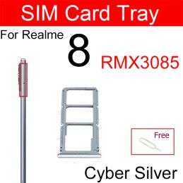 Sim Card Tray For Oppo Realme 8 8i 8S 5G 8 Pro SIM Card Slot Holder Card Adapter Replacement Reapir Parts