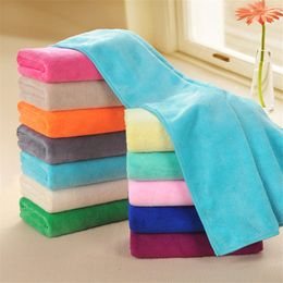16 Colours Microfiber Fabric Towel Dry Hair Beauty Salons Barber Shop Special Towel Wholesale Super Absorbent Face Hand Towels
