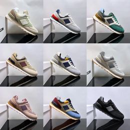 NEW B574 Casual Shoes Mens Women 574 UNC White Green Yellow Rich Paul Grey Red Sea Salt Black Syracuse Burgundy Au Lait University Navy Blue Designer Trainers Sneakers