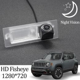 Owtosin HD 1280*720 Fisheye Rear View Camera For Jeep Renegade 2015 2016 2017 2018 2019 Car Vehicle Parking Accessories