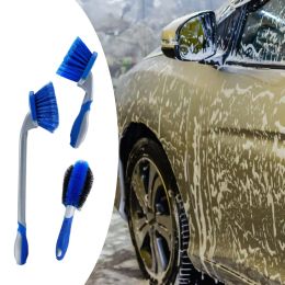 Car Wash Wheel Brush Auto Tyre Rim Brush Car Tyre Wheel Hub Cleaning Brush Car detailing brush set Car Cleaning Tool Long Handle