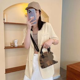 Original Quality Marc Designer Shoulder Bags MJ Single Shoulder Bag Classic The Tote Bag Womens Simple Shell Bag Letter Handbag Outdoor Travel New Crossbody Bag