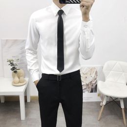 Men's Casual Shirts Korean Style Handsome Business Formal Wear Shirt