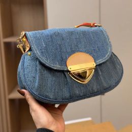 Designer Shoulder Luxury Bag messenger Bag hobo bags for woman Fashion Blue Denim Handbags designer crossbody leather cross body women lady purse Satchel bag PRPU