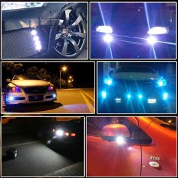 2Pcs 23MM Car Eagle Eye Silver Shell DRL Led Daytime Running Lights LED 12V Backup Reversing Parking Signals Automobiles Lamps