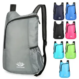 Backpack 2024 Outdoor Folding Portable Storage Bag Large Capacity Lightweight Men's Waterproof Travel Women's