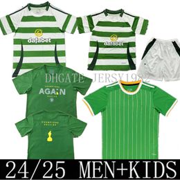 24/25 home Celts Soccer Jerseys away KYOGO EDOUARD TURNBULL AJETI CHRISTIE JOTA GRIFFITHS FORREST MEN Kids kit uniforms Football Shirt champion3