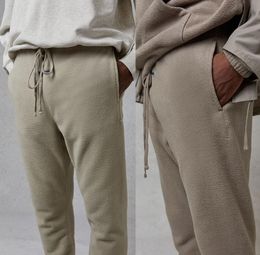 Mens Polar Fleece Sweatpants Casual Long Draw String Sweat Pants Joggers Trousers Men Women Hip Hop Streetwear MG2101126817234