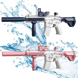 Sand Play Water Fun Gun Toys M416 water gun electric pistol shooting toy fully automatic summer shooting beach outdoor childrens and girls adult toy WX5.22