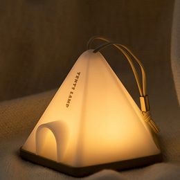 Camping Lantern Tent Shaped Led Tent Lantern Night Light Ambience Light Camping Lights Portable Outdoor Camping Lantern 240524