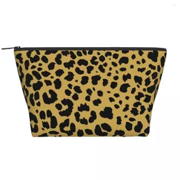 Storage Bags Trendy Leopard Zip Organisers Classic Animal Print Organisation Daily Makeup Pouch Women Cosmetic