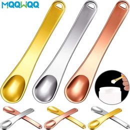 Face Massager 1 metal makeup spatula mini spoon eye cream massage stick beauty spoon facial makeup facial cream to reduce eye wrinkles Q240523