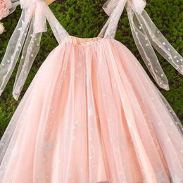 0-3Y Baby Girl Princess Sing Dresses Sleeveless Off Shoulder Tulle Lace Mesh Casual Party Tutu Dress