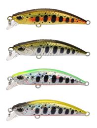 10pcslot 5g 5cm Swimming Minnow Arificial Fishing Lure Laser Hard Artificial Baits 3D Eyes Fishing Tackle FishingBait Carp Bait5085613