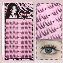 False Eyelashes DIY Clusters Lashes Natural Eyelash Extension Under Lash Individual Wispy Segmented Bundles Makeup