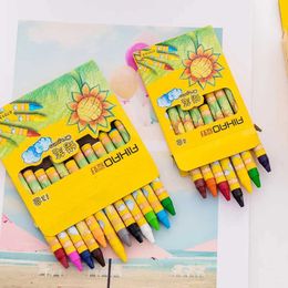 Crayon Pencils New Rabbit Pig 8-color/12 Colour non-toxic crayon oil painting stick childrens painting Coloured pencil WX5.23