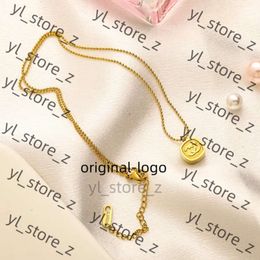 Louiseviution Necklace Designer 18K Gold Plated Brand Designer Pendants Necklaces Stainless Pendant Beads Chain Jewellery Accessories Gifts top quality f495
