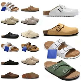 Designer Slippers Slides Sandals Clogs Birkinstock Bostons Beach Sandbeach Platform Room House Women Men Berkinstock Shoes Berkin Stock Woman Favourite Sliders