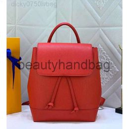 Lvse Lvity Leather knapsack 2023 Women Backpack Luxury Brand Designers Classic Christopher Flowers Plaid Schoolbag Satchel Back QVQB