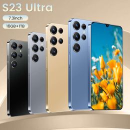S23 Ultra Snapdragon 8 gen2 Ten Core Smart Gaming Phone 5G AI New Product 16GB+1TB BLACK