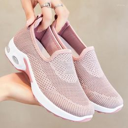 Casual Shoes Elegant Woman Sneakers Platform Loafers Flat Breathable Designer Women's Ballerina Tennis Female Slip-on