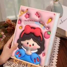 Albums Books 5/6-inch Princess Album Cute Cartoon Album Kpop Idol Card Collection Book Childrens Memory DIY Book Gift Image Storage Q240523