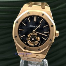 AeiPoy Watch Luxury Designer Series Tourbillon 18K Rose Gold Manual Mechanical Watch Mens Watch AU46