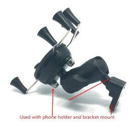 Jadkinsta Aluminium or Plastic Double Socket Arm used with 1 Inch Ball Bases and Holder mount for Gopro Camera Smartphone