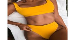 Slim Fit Bikinis With Push Up Swimwear High Waisted Large Swimsuit Swimming Bathing Suit Beach Swim Wear Brazilian Thong Bikini19802162