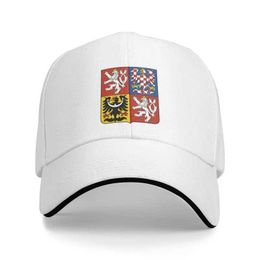 Ball Caps Classic Coat Of Arms Of The Czech Republic Baseball Cap for Men Women Adjustable Dad Hat Sports T240524