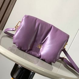 Designer Shoulder Bag Flap Messenger Bags Lady Handbag Hardware Buckle Shiny Sheepskin Leather Top Quality Internal Zipper Pocket Women Crossbody Purse