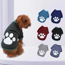 Dog Apparel Fashion Hoodies With Print Pet Autumn Winter Warm Clothes Cat Sweater Soft Clothing For Teddy Puppy Chihuahua York