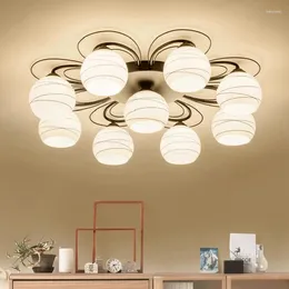 Ceiling Lights Nordic Modern Simple Living Room Bedroom Light LED Restaurant Pendant American El Study Corridor