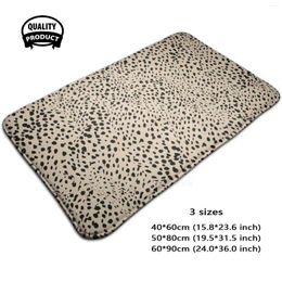 Carpets Leopard Print 3D Soft Non-Slip Mat Rug Carpet Cushion Abstract Africa Animal Skin Black Cheetah Exotic Fashion Fur Graphic