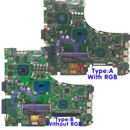 GL553VD PRINCIPAL PARA ASUS GL553VE GL553V FX53V ZX53V Laptop Motherboard I5-7300HQ I7-7700HQ GTX1050 GTX1050TI RGB-KB 100% Teste