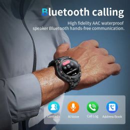 LIGE 2024 Smart Watch Men 800mAh Battery Heart Rate Blood Oxygen Watch Health Tracker Waterproof Bluetooth Call Smartwatch Men