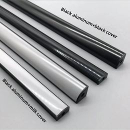 Black Cover 2-30 Pieces/Pack LED Aluminum Profile 0.5m/Piece U/V Shape Suitable For 8-12mm LED Light Strip Housing Channel