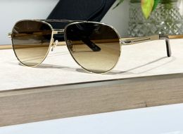 Classic Pilot Sunglasses Gold/Brown Gradient Men Women Designer Sunglasses Summer Glasses Sunnies Gafas de sol Shades UV400 Protection Eyewear