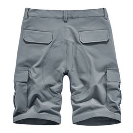 S Men Elastic Workwear Shorts Summer Oversized Sports And Leisure Multi Bag Capris Men horts ummer ports