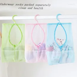 Storage Bags Multifunction Fashion Folding Hanging Bag Laundry Clothes Organiser Closet Rack Hangers