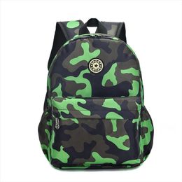 New Kids Backpacks Cartoon Camouflage Printed School Bags for Kindergarten Girls Boys Children travel Bags Nursery Bag small big 275K