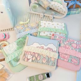 Square Shape Sanitary Napkin Towel Pads Portable Storage Bag ID Credit Cards Case Organiser Earphone Lipsticks Coin Cable Bags