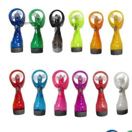 Party Favour Water Spray Fans Handheld Electric Mini Portable Summer Cool Mist Maker Fan 0418 Drop Delivery Home Garden Festive Suppl Dhclv