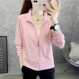 Women's Jackets High End Sunscreen Clothing For Women 2024 UV Protection Summer Thin Coat Outdoor Breathable Casual Jacket