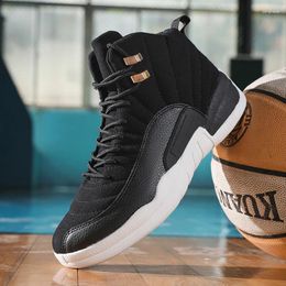 Basketball Shoes Fashionable And Versatile High Top 2024 Summer Anti Slip Wear-resistant Men's Sports