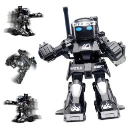 777-615 RC 2.4g Somatosensory Remote Control Boxing Robot Double Outdoor Competitive Fighting Intelligent Robot Model Toy Gift