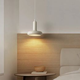 Bauhaus Restaurant Pendant Lights Nordic Mediaeval Designer Dining Bar Table Lamp Retro White Bedroom Bedside Ceiling Chandelier